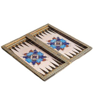 تخته نرد خاتم تذهیب کف صدفی