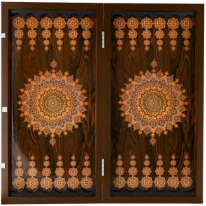 تخته نرد چاپی طرح تذهیب