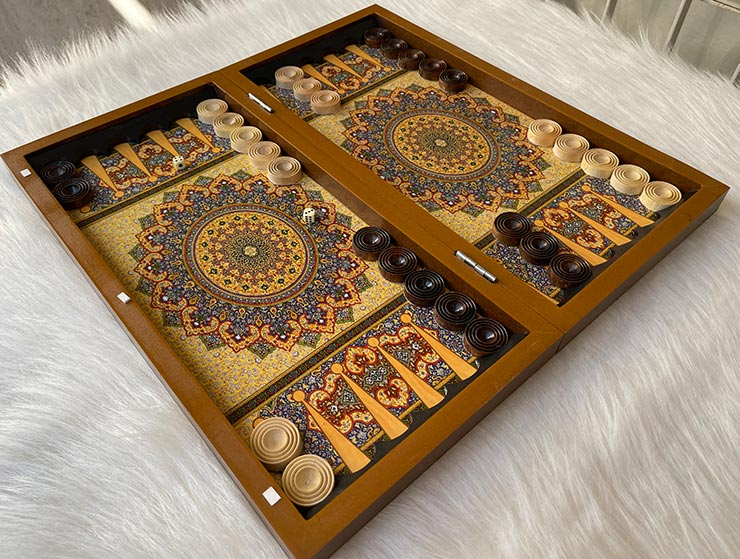IMG_1348 تخته نرد چاپی طرح نقش جهان