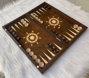 تخته نرد چاپی طرح گردو