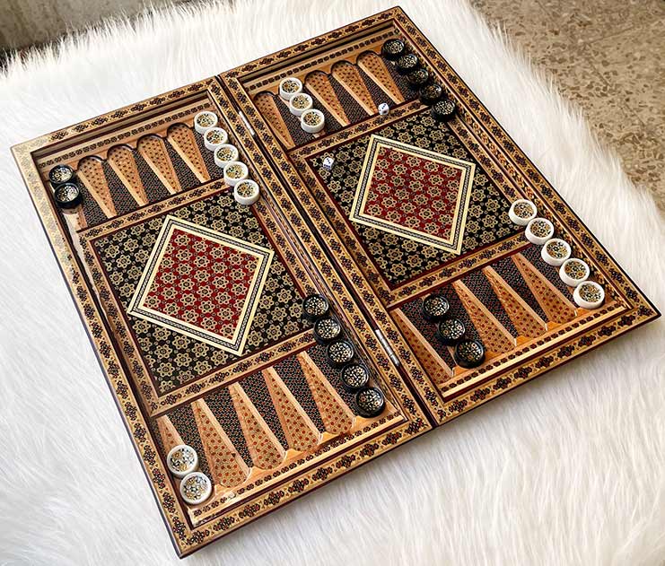 IMG_3889 تخته نرد تمام خاتم اصفهان
