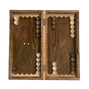 تخته نرد چاپی طرح ریشه گردو