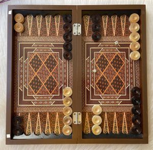 تخته نرد چاپی طرح خاتم