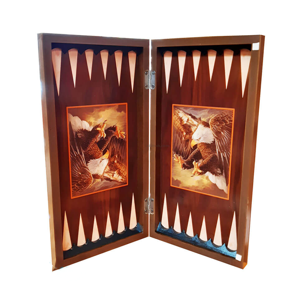 backgammon تخته نرد چاپی طرح عقاب