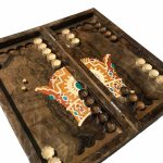 تخته نرد طرح تاج سلطنتی