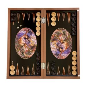 تخته نرد چاپی طرح لیلی و مجنون