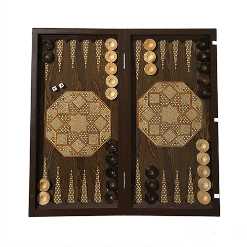 FOFKE2115 تخته نرد چاپی طرح مجلس چوگان