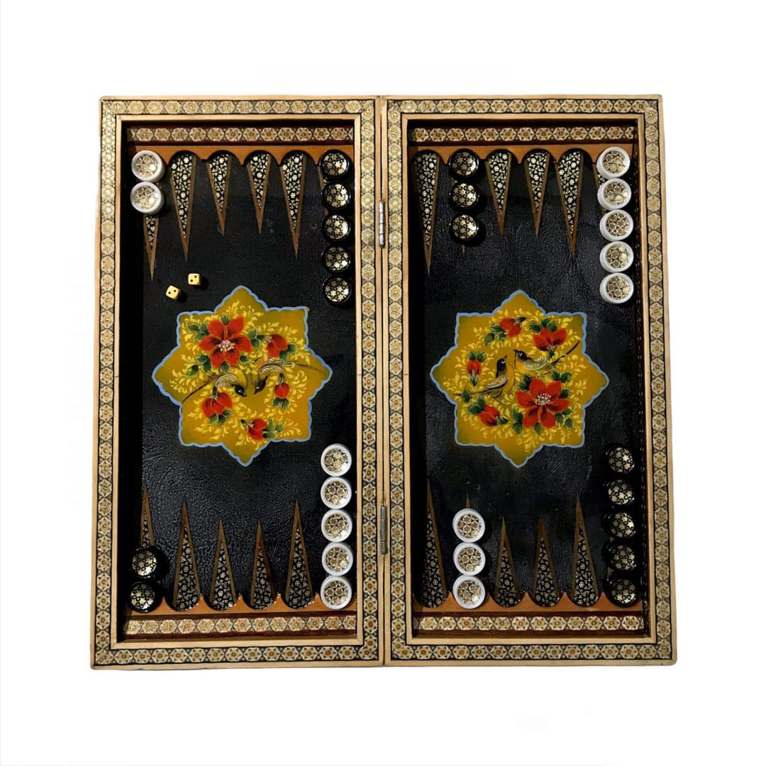 IMG_0398-scaled-scaled تخته نرد های خاتم گل ومرغ زمینه مشکی