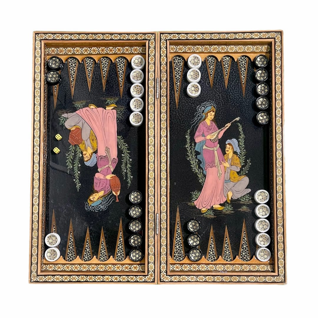 IMG_8405 تخته نرد خاتم بزم درباری کد 3115