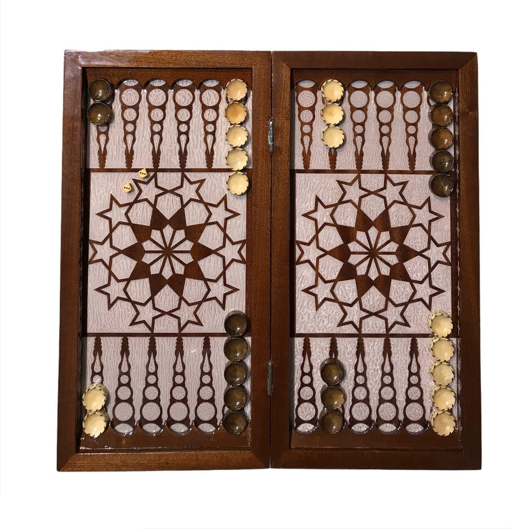 KOHGE2921 تخته نرد ساپلی طرح ستاره