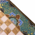 تخته نرد چوب آکاژو نقاشی تذهیب