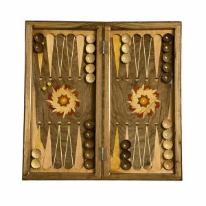 تخته نرد معرق طرح گل کد4301