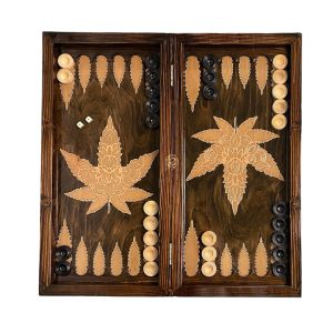 تخته نرد روسی طرح برگ خزان