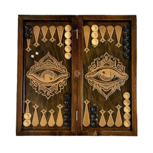 تخته نرد روسی طرح چشم اهریمن