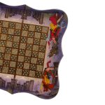 تخته نرد خاتم طرح کوروش و کاستانا کد 4762
