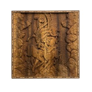 تخته نرد منبت طرح غزال