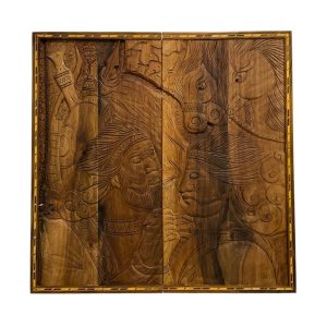 تخته نرد منبت طرح رستم و سهراب کد 4841