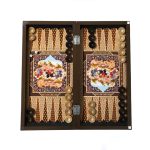 تخته نرد چاپی طرح چوگان