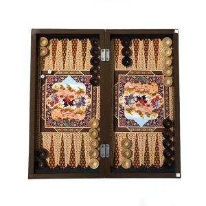 تخته نرد چاپی طرح چوگان