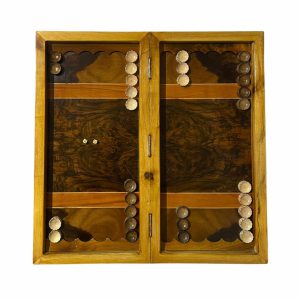 تخته نرد ریشه گردو 60 سانتی