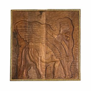 تخته نرد منبت شیر بالدار هاردواکس