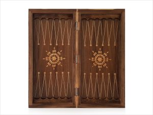 تخته نرد ریشه گردو سنندج لبه گرد و لبه تخت