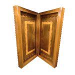 تخته نرد منبت کاری طرح مهر کوروش کد T107