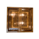 تخته نرد منبت کاری طرح مهر کوروش کد T107