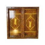 تخته نرد منبت کاری طرح گاو بالدار کد T110
