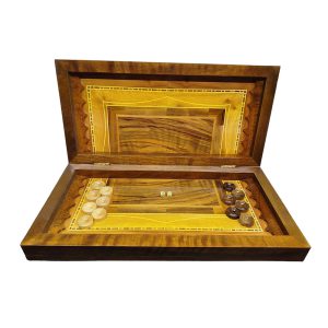 تخته نرد منبت کاری لیلی و مجنون بالدار کد T114