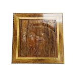 تخته نرد منبت کاری-رزین طرح رخ عقاب کد T115