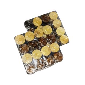 مهره چوبی طرح سه خط کد T125