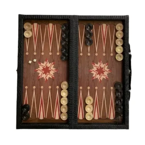 تخته نرد چاپی طرح هیما چرمی T140