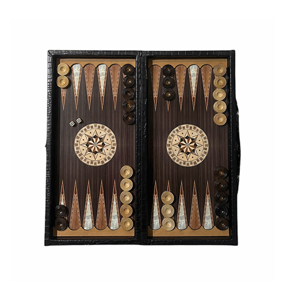 T151-5 تخته نرد چاپی طرح فندقی کد T151