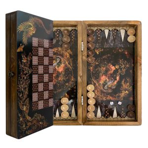 تخته نرد چوب روس