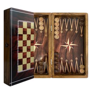 تخته نرد و شطرنج چوب روس کد A132