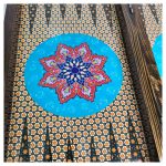 تخته نرد چوب روس طرح------- کد A107