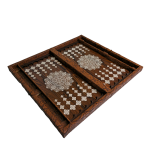 تخته نرد چاپی طرح گل کد A104