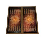 تخته نرد چوب روس طرح------- کد A109