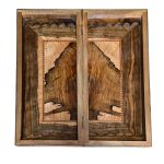 تخته نرد و شطرنج چوب گردو سنندج