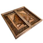 تخته نرد و شطرنج چوب گردو سنندج