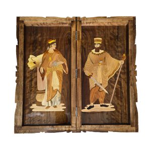 تخته نرد و شطرنج چوب گردو سنندج