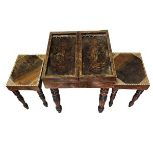 میز تخته نرد و شطرنج چوب گردو سنندج