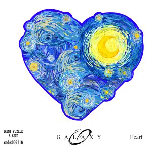 مینی پازل 170عددی برند گلکسی طرح قلب