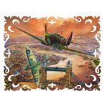 مینی پازل 166عددی برند گلکسی طرح هواپیما