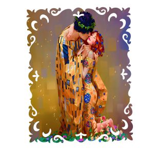 مینی پازل 166عددی برند گلکسی طرح بوسه