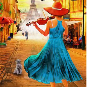 پازل 1000 تکه ریکوردی طرح ویولون