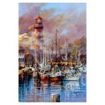 مینی پازل170عددی برند مینیاتوری طرح اسکله