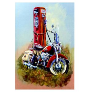 مینی پازل170عددی برند مینیاتوری طرح موتور