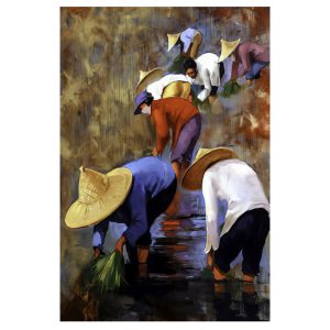 مینی پازل170عددی برند مینیاتوری طرح شالیزار